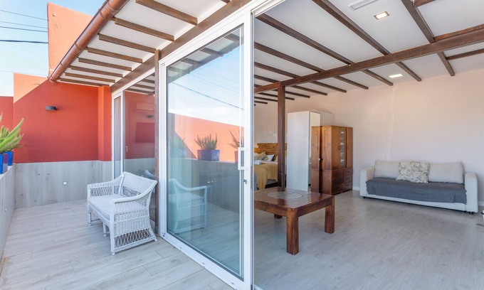 Santa Brigida Apartment | Villa Bandama Golf Arucas-03 with sea views, Wi-Fi and air conditioning