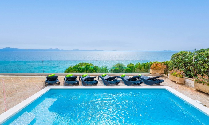 Alcanada Villa | VILLA CAN TORRENS - Villa with private pool with sea views in Alcanada and Free WiFi