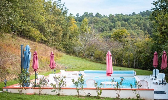 Lisle-sur-Tarn Ski Chalet | Villa Carcenac - In the heart of nature with pool