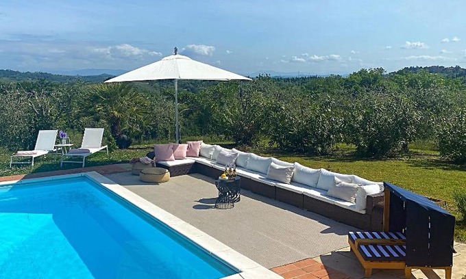 Toiano Villa | Villa Casa Collina Castelfalfi with amazing salt waterpool & AIRCO & VIP service