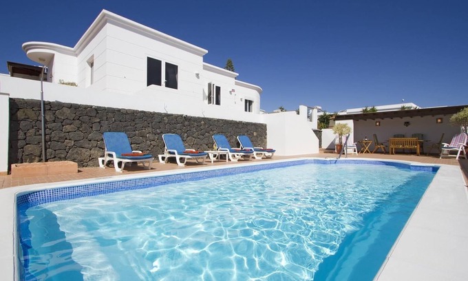 Tias Villa | Villa "Casa McElroy" with Sea and Mountain Views, Private Pool, A/C & WiFi