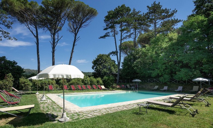 Monteluiano Villa | Villa 'Castello Di Magrano' with Private Pool, Private Terrace and Wi-Fi
