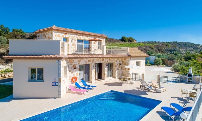 Pano Arodhes Villa | Villa Christel - Four Bedroom Villa, Sleeps 9