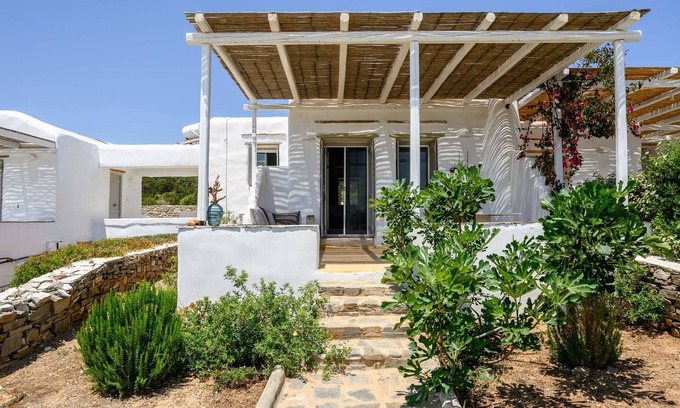 Santa Maria Villa | Villa "Christina Santa Maria" with Sea View, 2 Private Terraces & Wi-Fi