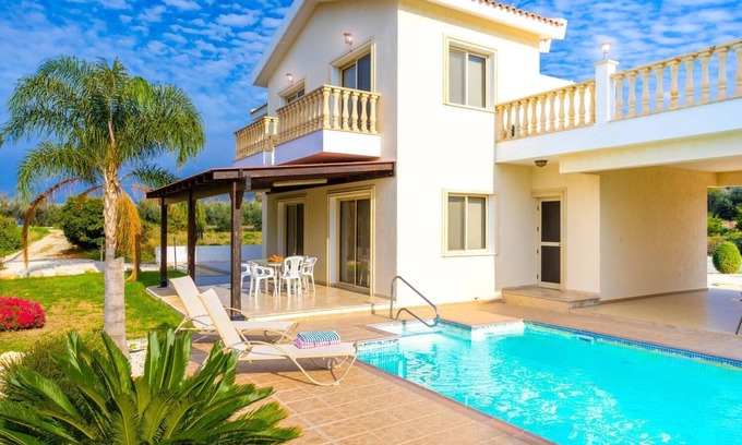 Ayia Marina Chrysochous Villa | Villa Clementina - Four Bedroom Villa, Sleeps 9