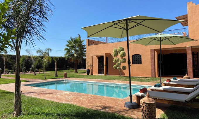 Ait Faska Villa | Villa Dar Mazaheer private pool, Atlas foothills