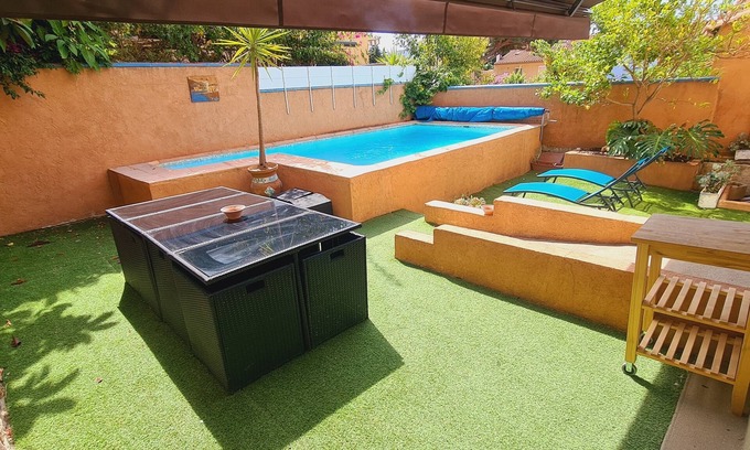Les Hauts de Canet House | Villa de Standing 10 Personnes Piscine/Pinède