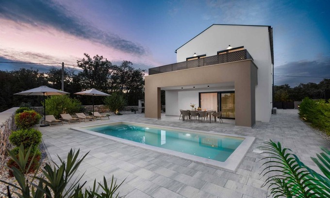 Kras Villa | Villa Divine with pool - an oasis of peace on the island of Krk