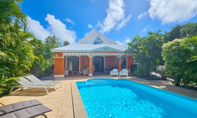 Saint-Francois Villa | Villa Douceur & Spa - Cozy tropical, pool & close to the beach