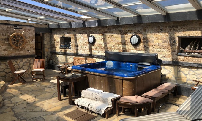 Ciruelas Ski Chalet | Villa EL PLUADOR CASTLE with jacuzzy, pool and beautiful views