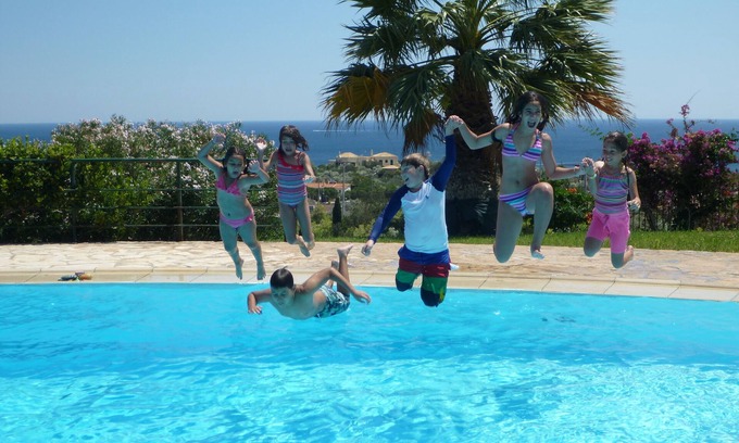 Lavreotiki Villa | VILLA ELENI - Breathtaking views of most gorgeous beach of Athens