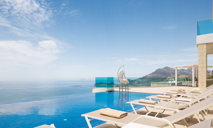 Zerviana Villa | Villa Elia | Luxury, amazing sea view * near Falassarna Beach