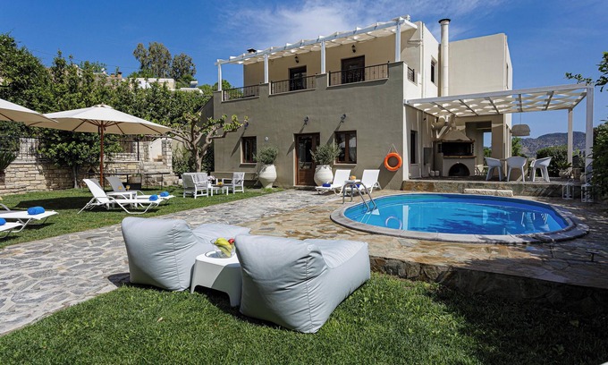 Mylopotamos Villa | Villa Elodia with Pool & Garden in Heart of Crete
