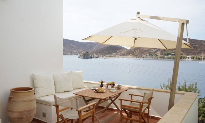 Grikos Villa | Villa Fantasia a few meters from the sea, breathtaking view