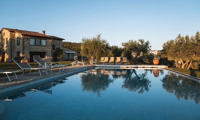 Collazzone Villa | Villa for 10 guests. Private Pool. Access to the wellness center of the estate