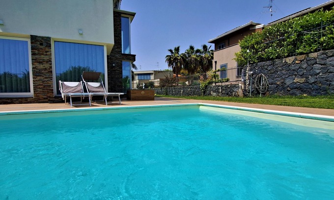 Mascalucia Villa | Villa Gloria Maria, Pool relaxation silence nature.