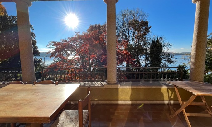 Monate Villa | Villa in Bella Italia with private beach on Lago di Monate