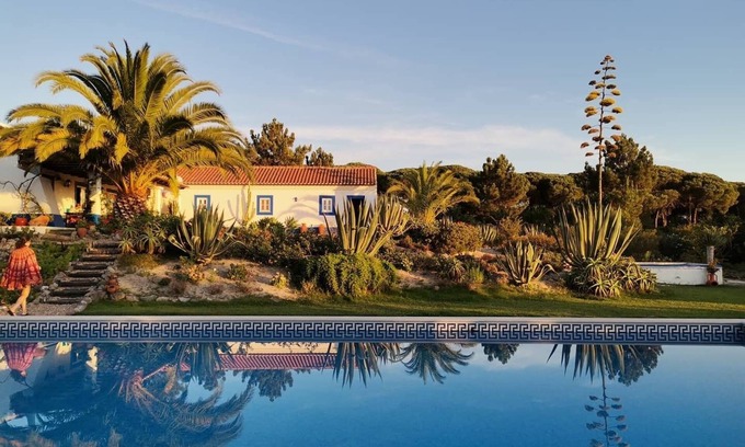 Melides Villa | Villa in Melides with pool and sunset view