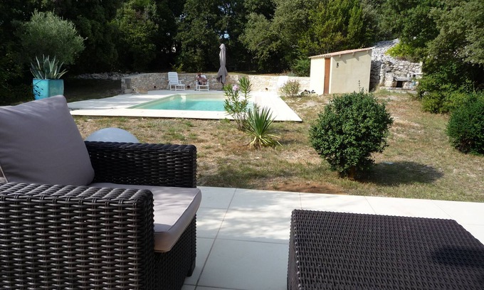Orgnac-l'Aven Villa | Villa in Orgnac l'Aven with private pool and panoramic view of the Cévennes mountains