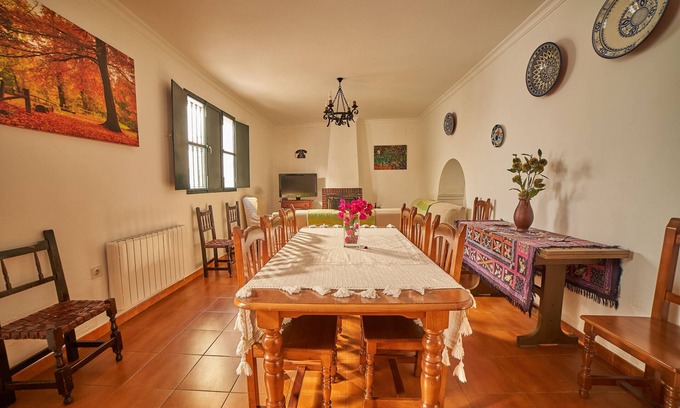 Fuenteheridos Cottage | Villa Irene: large rural house for large groups (16 people)