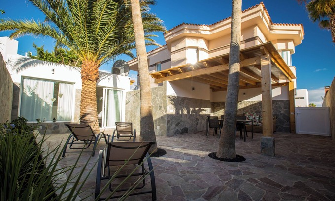 Solana del Matorral House | Villa Jandia Luxury Bungalow with WiFi and AC in enjoyable Morro Jable