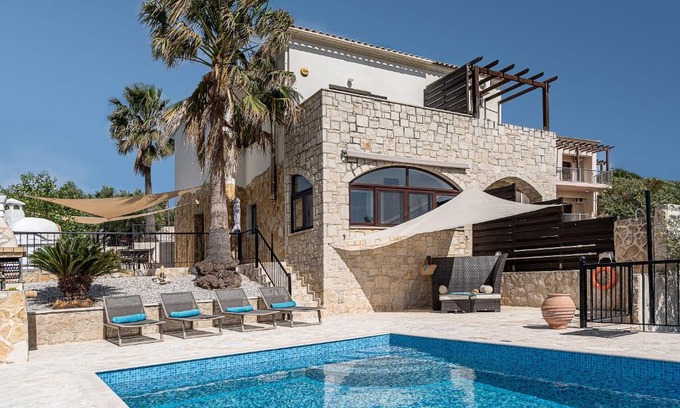 Darmarochori Villa | Villa Kalypso - Zentrum Holidays Crete