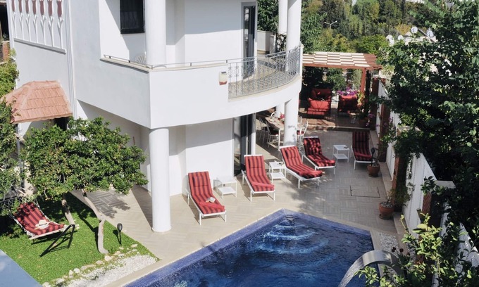 Kalkan Villa | Villa Kirmizi Lale, Private Pool, Gardens, Very Close to Town - No Need for Taxi