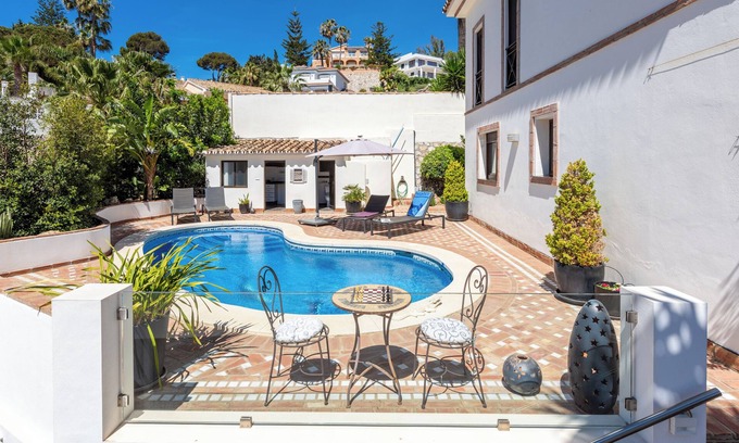 Mijas Villa | Villa "La Cala de Mijas" with Pool, Terrace & Wi-Fi