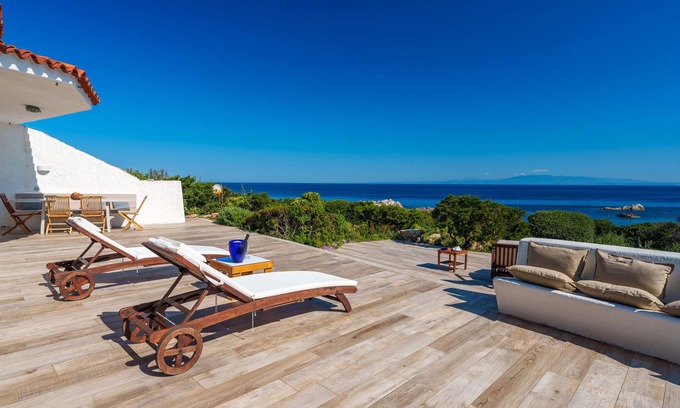 Aglientu Villa | Villa 'La Contredda Portobello' with Sea View, Wi-Fi and Air Conditioning