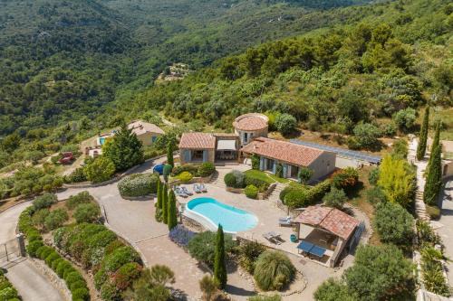 Seillans House | Villa La Genestière - Familienoase und Golfertraum mit Infinity-Pool und 180-Grad-Panoramablick bis zum Meer