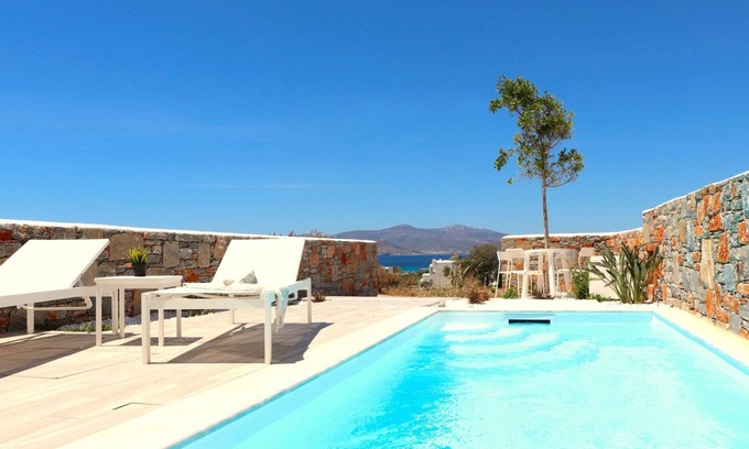 Agia Anna Villa | Villa Lila | Two Bedrooms | Private Swimming Pool | Great Panoramic Sea View