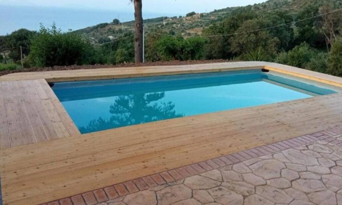 Caronia Villa | Villa Lina.Independent, with swimming pool and view of the Aeolian islands