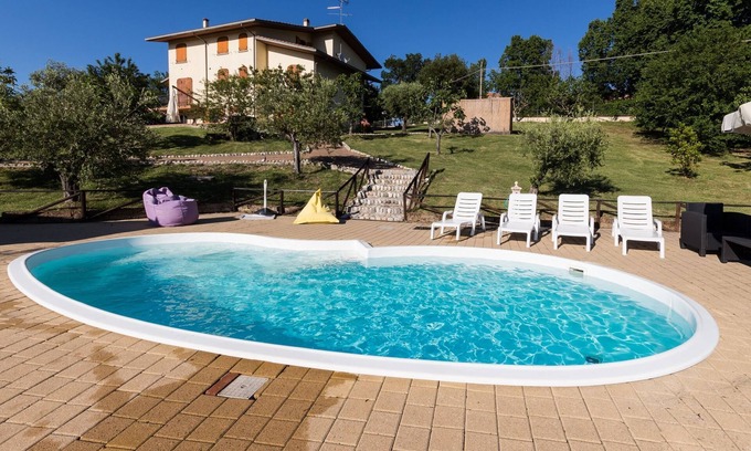 Fiorentino Villa | Villa Luca with pool in San Marino, with sea view, 30 km from the beaches of the Adriatic coast