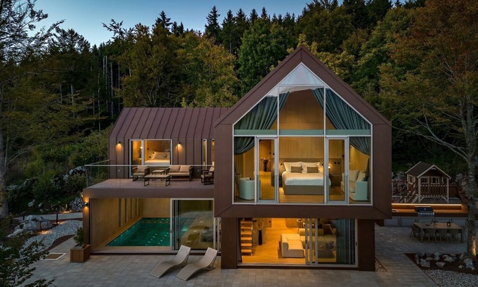 Mrkopalj Villa | Villa Luiv Chalet with heated indoor pool