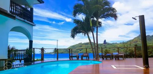 Huahine Villa | Villa Maroe (étage entier, deux chambres, salle de bain et cuisine)