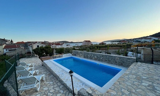 Seget Donji House | Villa Marta I beautiful house in center of old city and lovely pool