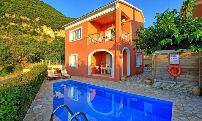 Petaleia Villa | Villa Melodia - Holiday Villa Rental with private swimming pool on Corfu Island, Greece