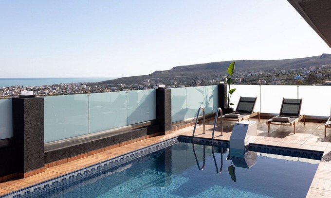 Vathianos Kampos Villa | Villa Nero with private pool
