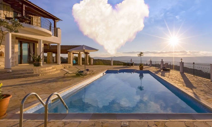Peristerona Villa | Villa Peristerona Hills - A Secluded Stone Built villa that sleeps 6 guests in 3 bedrooms