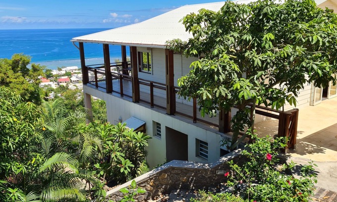 Saint-Leu Villa | Villa Piscine Panoramic ocean view (3-star rating)