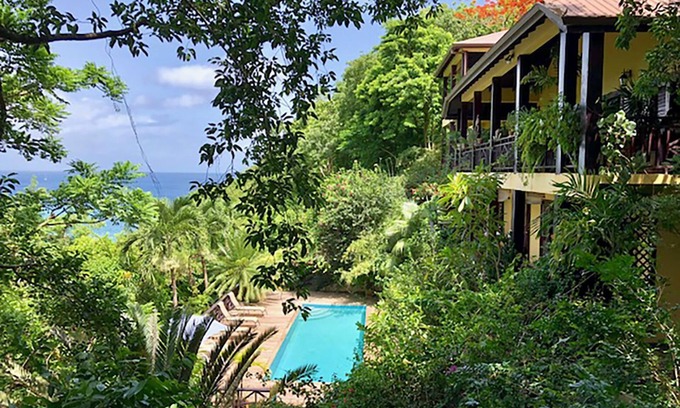 Marigot Bay Villa | VILLA POMME D'AMOUR MARIGOT BAY Upper level 2 bedroom apartment