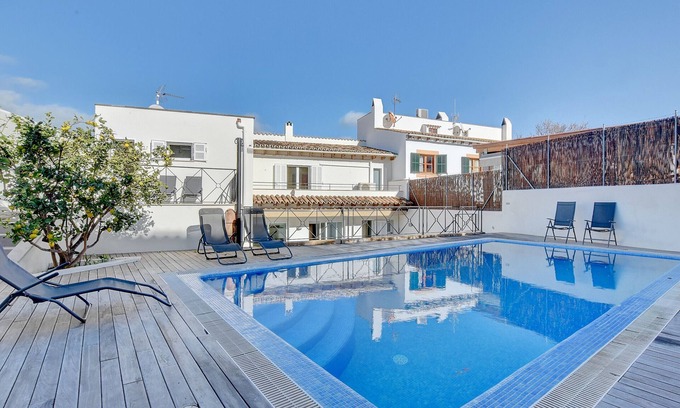 Port d'Andraitx Villa | Villa Port Andratx with private saltwater pool, terraces and lawn garden