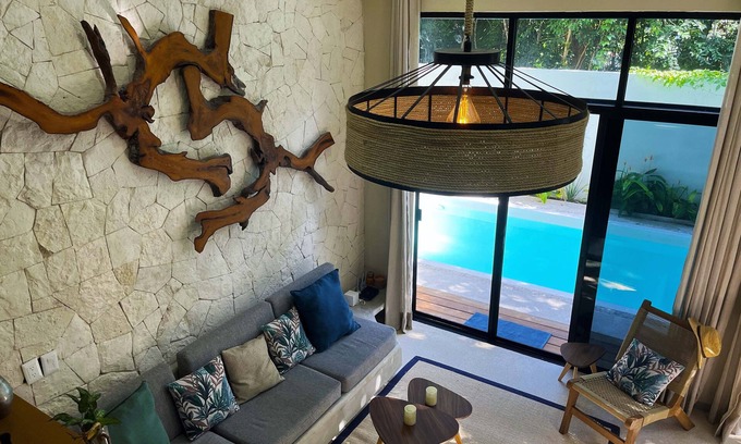 Puerto Morelos Villa | VILLA PRINCE, loft & rooftop, private pool & jaccuzi 2kitch 5brm, RIVIERA MAYA