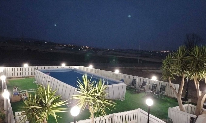 Grotte Villa | Villa 'Racalmare' with Mountain View, Pool & A/C