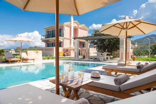 Almiros Beach Villa | Villa Rose Corfu