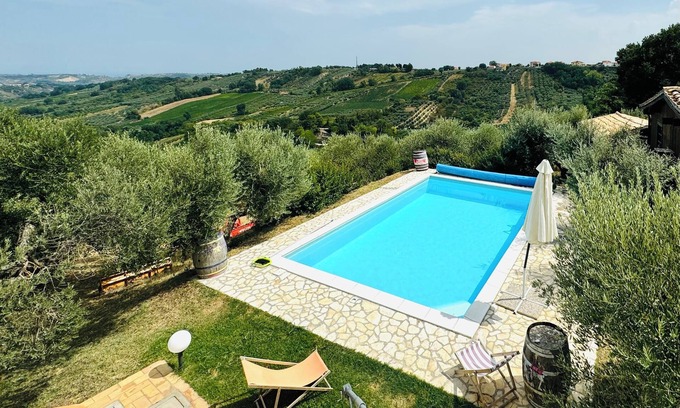 Torrevecchia Teatina Villa | Villa seaview and private pool