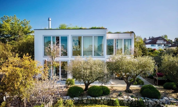 Preverenges Villa | Villa Serenity Sustainable Luxury Retreat with Serviced Amenities by Lake Geneva