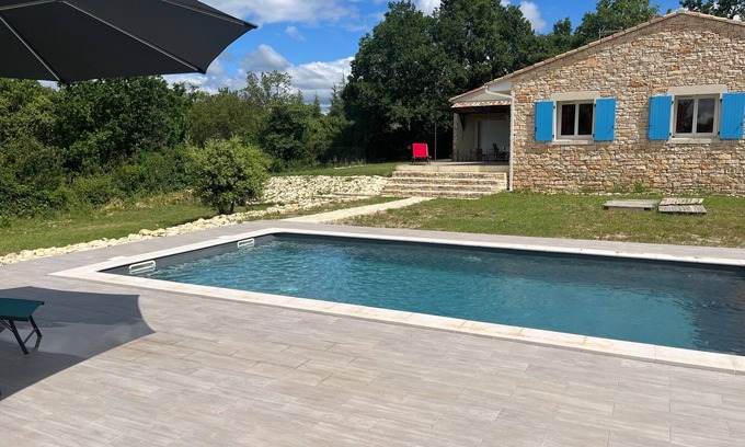 Issirac Villa | Villa Spacieuse Avec Piscine, 3 Chambres, Proche Ardèche, Grotte Aven D'orgnac
