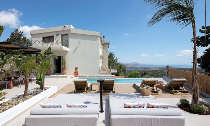 Paidochori Villa | Villa Stariδe, family, sea view, private heated pool, ping pong