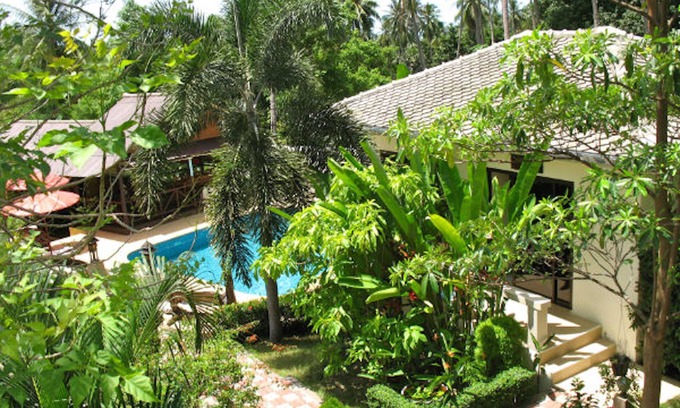 Lamai Villa | VILLA SUITE 4-5 PERS in beautiful zen garden, SWIMMING POOL JACUZZI, BEACH 400M